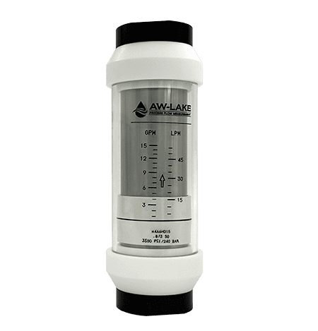 Variable Area High Temperature Flow Meter Aluminum