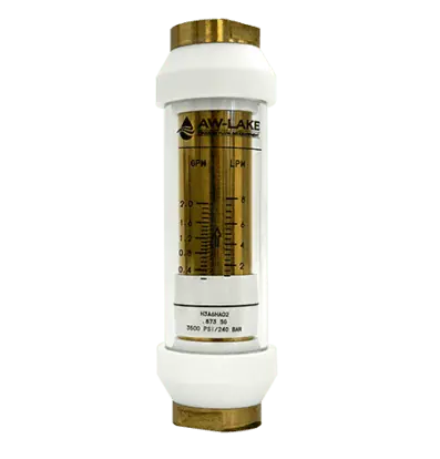 Variable Area High Temperature Flow Meter Brass