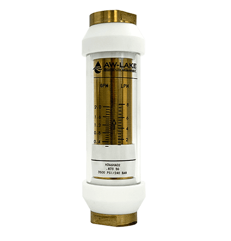 Variable Area High Temperature Flow Meter Brass