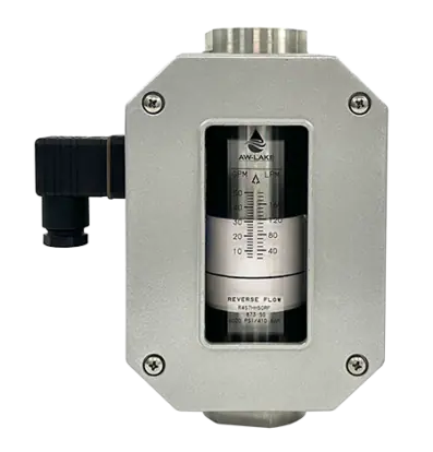 Flow Rate Transmitter Stainless Steel ports