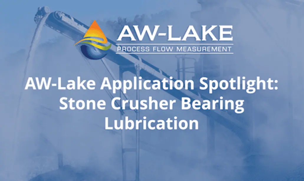 AW-Lake Application Story: Stone Crusher Bearing Lubrication