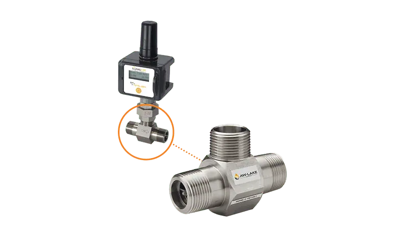 TW Turbine flow meter with Wireless Totalizer