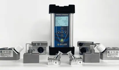 Portable Ultrasonic flow meter and sensors