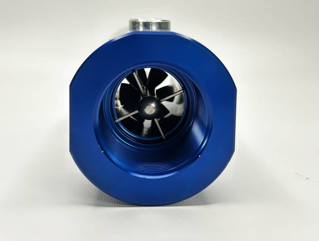 HMU turbine flow meter end